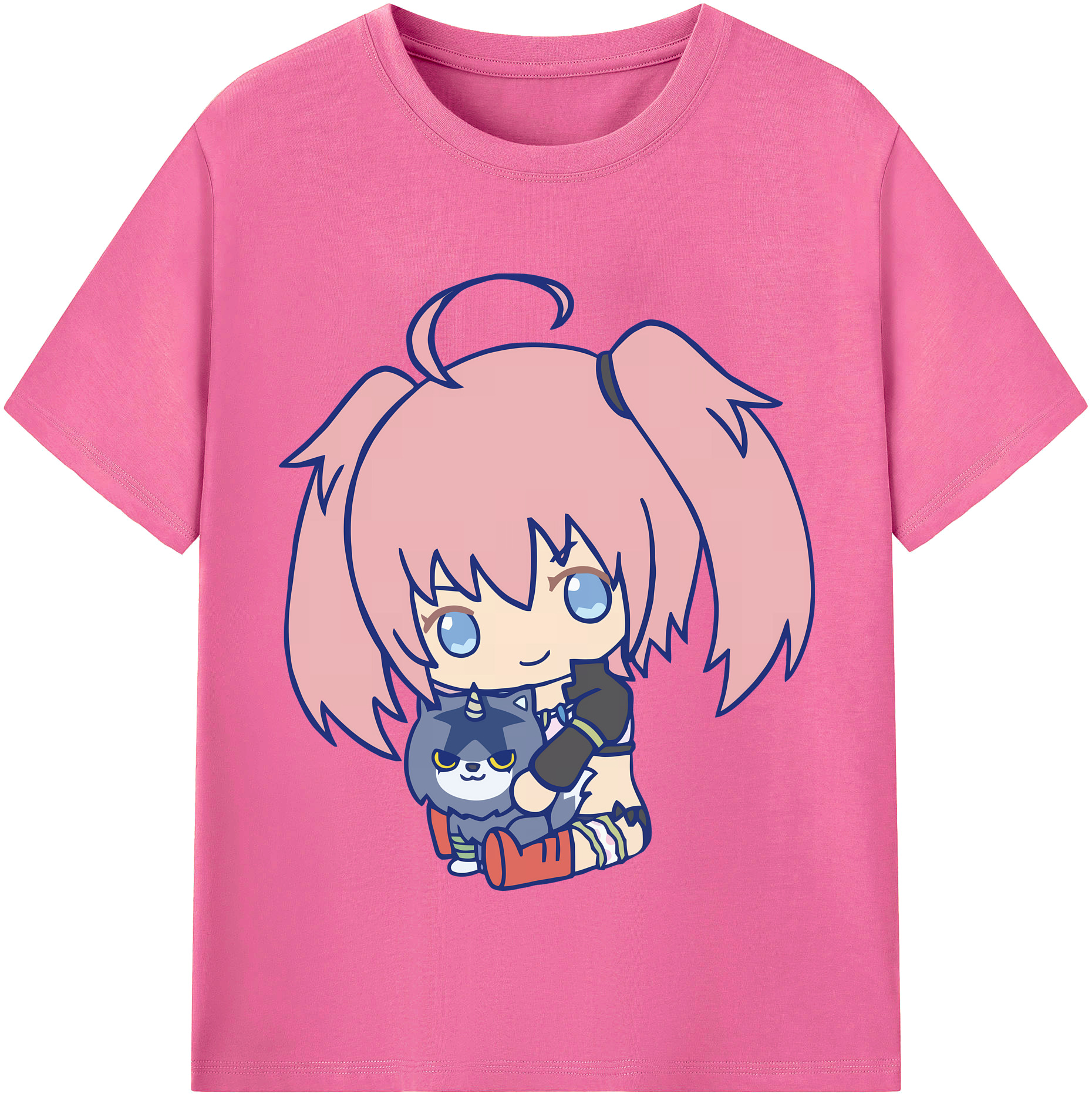 （画像用） 転スラ Regarding Reincarnated to Slime レディースカジュアルプリントTシャツ（綿100％）
